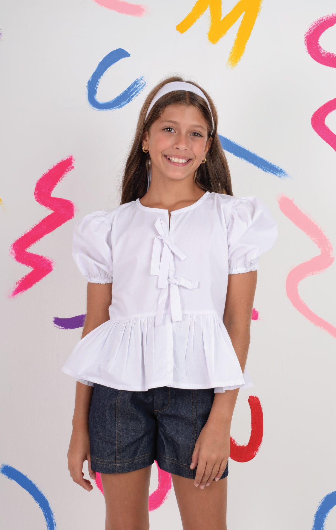 blusas blancas en popelina