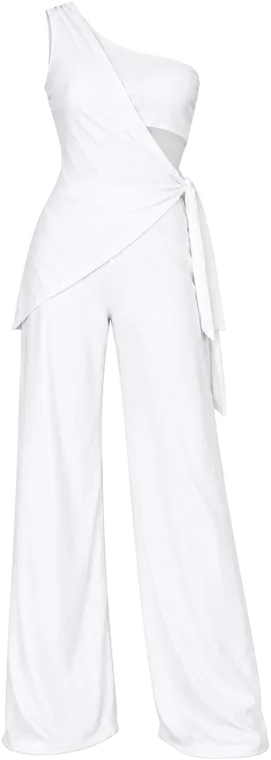 Top One Shoulder Amarrado Dos Piezas